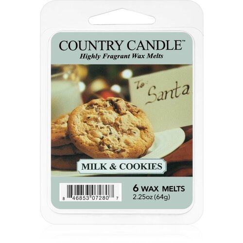 Country Candle Milk & Cookies vosek za aroma lučko 64 g Cene