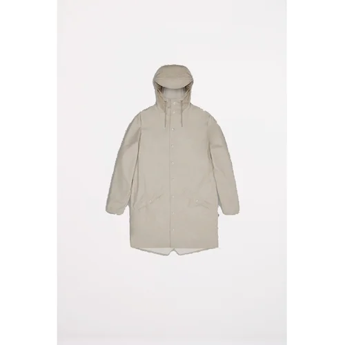 Rains Vetrovke LONG JACKET W3 Siva