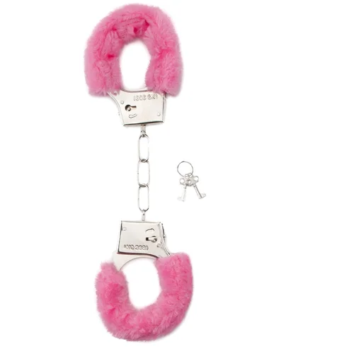 Shots Toys Furry Handcuffs Pink