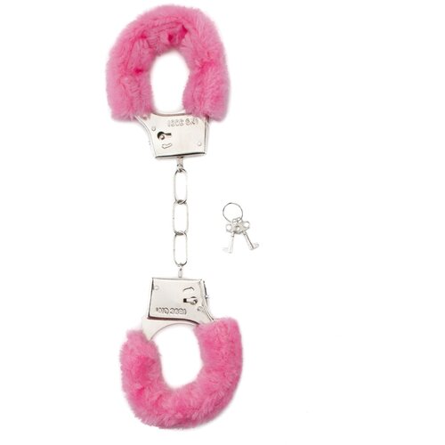 Shots Toys Furry Handcuffs Pink Slike