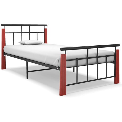  Okvir za krevet od metala i masivne hrastovine 90 x 200 cm Cene