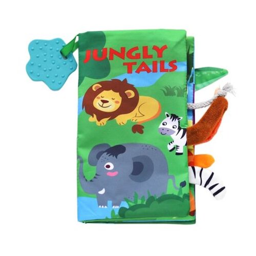 Kikka Boo Edukativna knjiga Jungly Tails sa glodalicom ( KKB10267 ) Cene