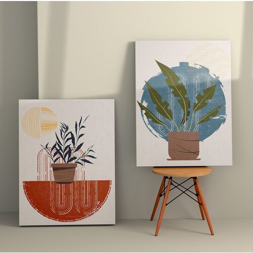 Wallity dekorativna slika 2KNV4358, 50x70cm, 2 dela Cene