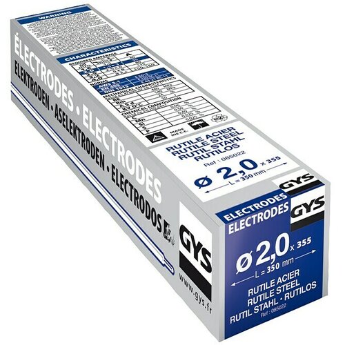 Gys Rutilna jeklena elektroda (Premer: 2 mm, 355 kos) Cene