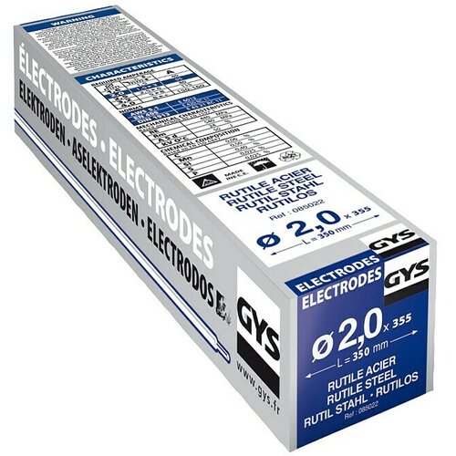Gys Rutilne elektrode (Prikladno za: Čelik, Promjer: 2 mm, 355 Kom.) Cijene