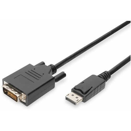 Digitus DisplayPort / DVI Priključni kabel [1x Mu&scaron;ki konektor DisplayPort - 1x Mu&scaron;ki konektor DVI, 24 + 1 pol] 1.8 m Crna Cijene