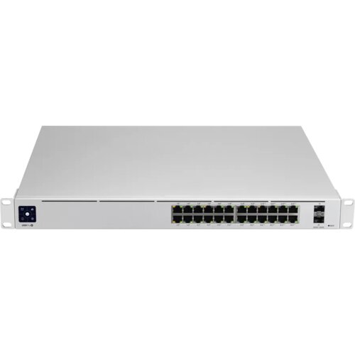 Ubiquiti USW-Pro-24-POE-EU configurable Gigabit Layer2 and Layer3 switch with auto-sensing 802.3at PoE+ and 802.3bt PoE++ Cene