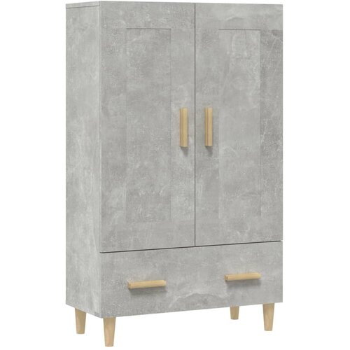 Maison Chic Komoda - Predalnik betonsko siva 70x31x115 cm konstruiran les, (21718541) Slike