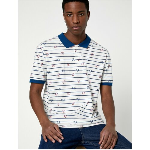 Koton Polo T-shirt - White - Slim fit Slike