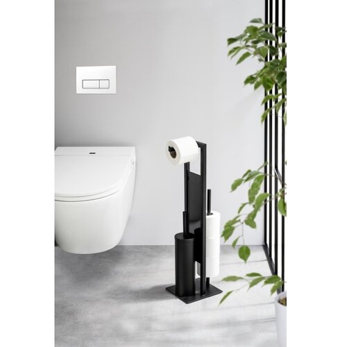 Wenko 25400100 - WC četka RIVALTA 18x70 cm crna Slike