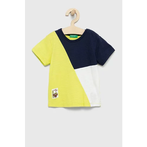 United Colors Of Benetton Dječja pamučna majica kratkih rukava s aplikacijom