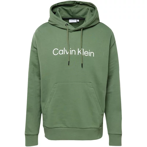 Calvin Klein Majica 'HERO' oliva / bela