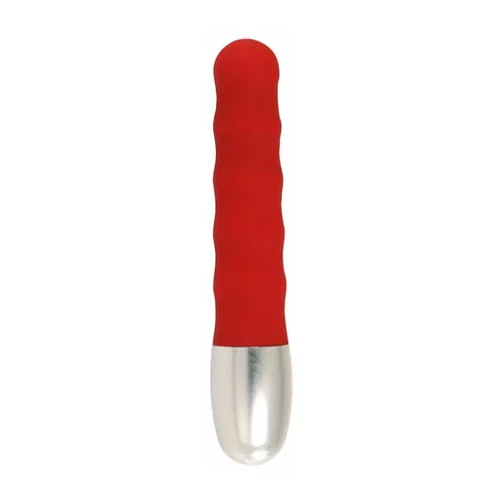 SevenCreations mini vibrator "discretion red ribbed" (R7736)