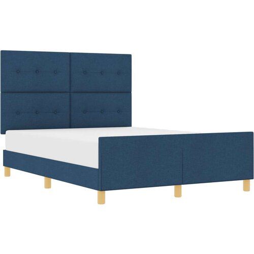  Krevetna oplata Plava 160x200 cm Tkanina Slike