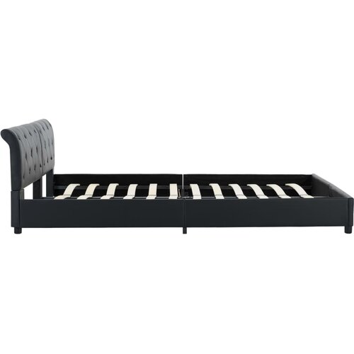  Okvir za krevet od umjetne kože crni 180 x 200 cm Slike