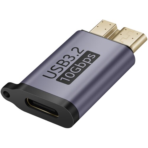 LINQ Adapter USB-C Ženski na Micro-B 3.2 SuperSpeed Mo&scaron;ki 10Gbps, Siva, (5000191841) Cene