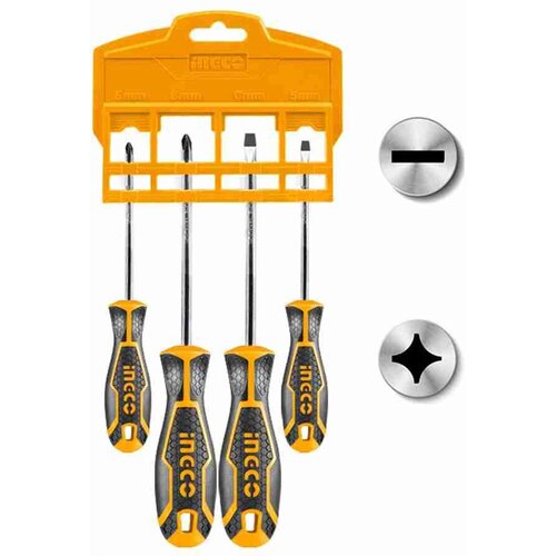Ingco SET ODVIJAČA 4/1 CR-V HKSD0428 Slike