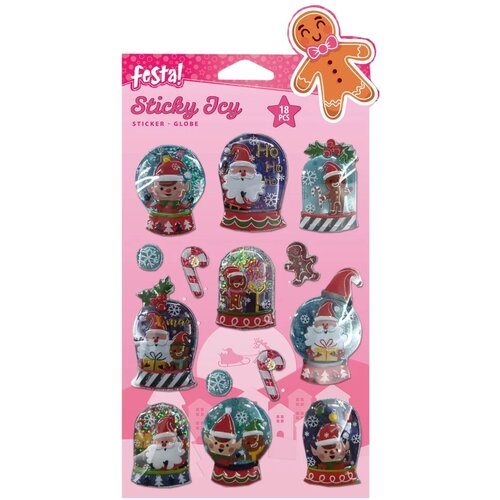 Takk Sticky Icy, stikeri, novogodi&amp;scaron;nja kugla, 18K Slike