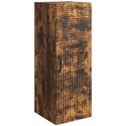 vidaXL Omara za steno Dimljen hrast 33 x 34,5 x 90 cm Inženirski les, (5000246934) Cene