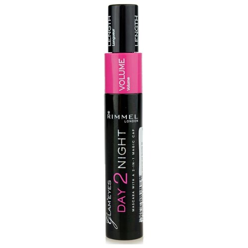 Rimmel London Day 2 Night dvojna maskara za volumen in podaljšanje trepalnic 9,5 ml odtenek 001 Black Cene