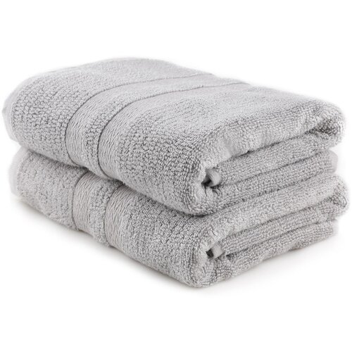  Ayliz - grey grey bath towel set (2 pieces) Cene