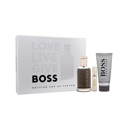 Hugo Boss Boss Bottled darilni set parfumska voda 100 ml + parfumska voda 10 ml + gel za prhanje 100 ml za mo&amp;scaron;ke Slike
