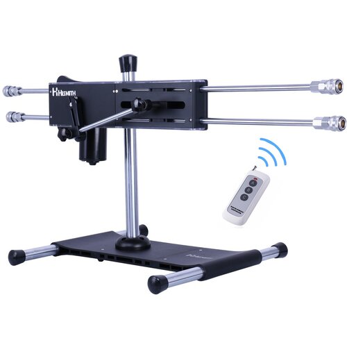HiSmith Quadruple Penetration Fucking Machine HS-08-App with Remote and App Slike