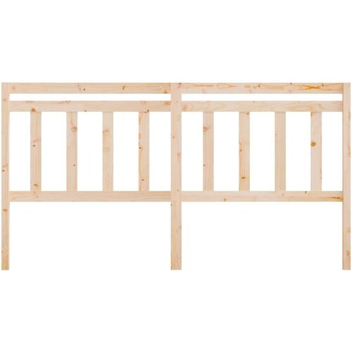  Uzglavlje za krevet 186 x 4 x 100 cm od masivne borovine Slike