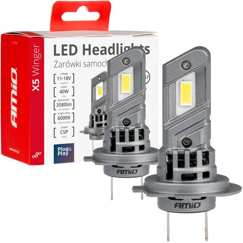 Amio Auto sijalica X5 H7 LED 6000K Cene