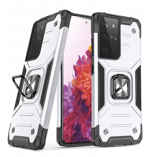 Wozinsky PANCERNE ETUI CASE Z UCHWYTEM DO SAMSUNG GALAXY S22 ULTRA SREBRNY, (21974350) Cene