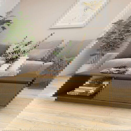 Furnova Klubska mizica medeno rjava 110x50x33,5 cm trdna borovina, (21913391) Cene