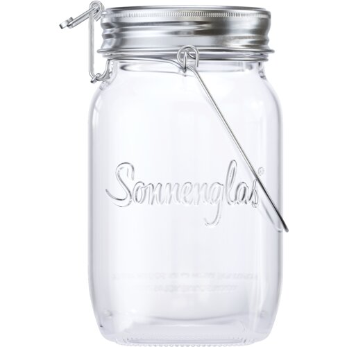 Sonnenglas Steklena svetilka z žičnim ročajem (brez solarne plo&amp;scaron;če) - Classic - 1000 ml Slike