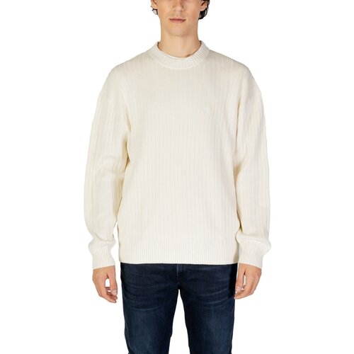 Calvin Klein Jeans Puloverji LINEAR J30J326193 Bela Cene