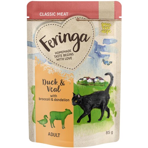 Feringa multi pakiranje vrećice 12 x 85 g - Patka i teletina s brokulom Cijene