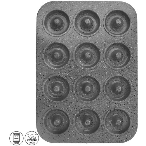 Orion Metalni kalup za pečenje za krafne 28,5x40 cm Grande &amp;ndash; Slike
