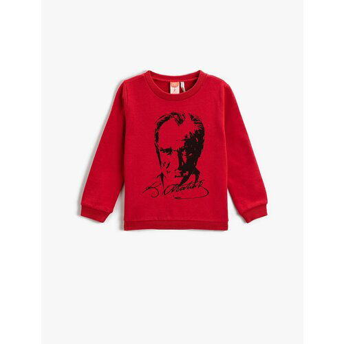 Koton Sweatshirt - Red - Regular Slike