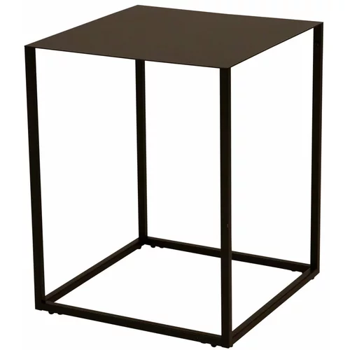Canett Črna kovinska stranska mizica Lite, 40 x 40 cm