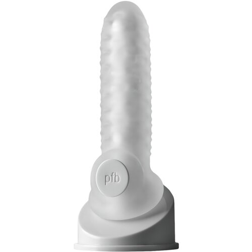 PerfectFIT Fat Boy Checker Box - omotač penisa (15 cm) - mliječno bijela Slike