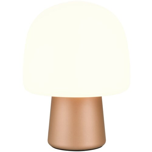  Bijela/u brončanoj boji stolna lampa sa staklenim sjenilom (visina 27 cm) Steen &amp;ndash; Slike