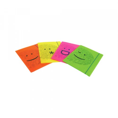 Fellowes Fascikla sa gumicom Shock&Smile miks boja 0207001 Cene