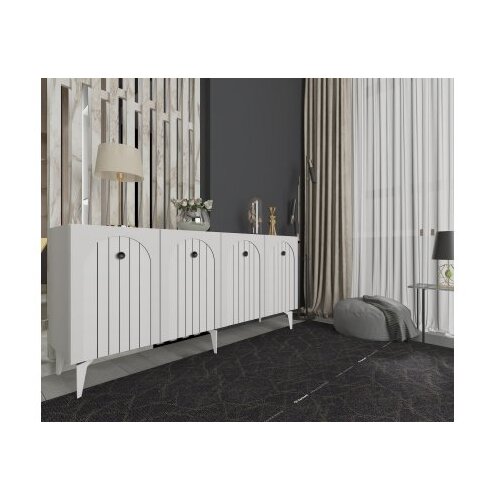 Hanah home komoda breda white Slike
