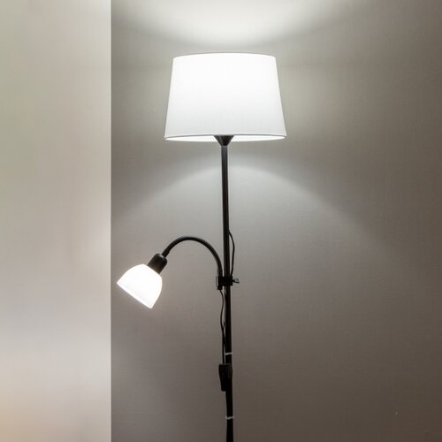  brilagi - podna lampa ceria 1xE27/100W/230V + 1xE14/25W crna/bela Slike
