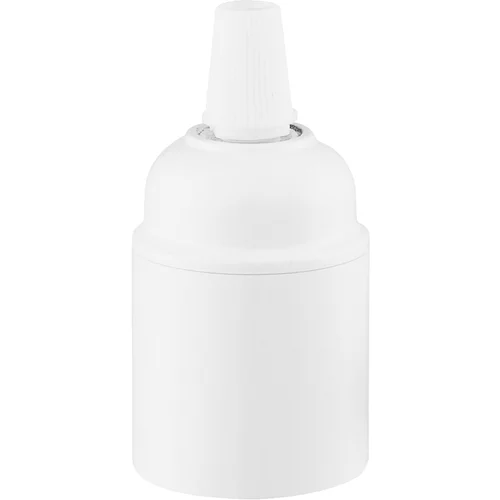  držač žarulje classic (E27, boja: bijele boje, tekstil, Ø x v: 4 cm x 5,3 mm)