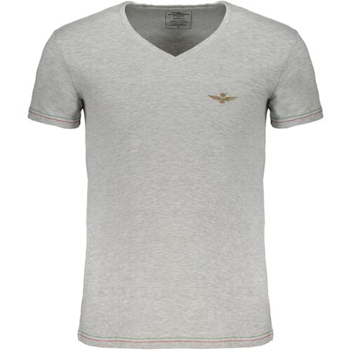 Aeronautica Militare ERONAUTICA MILITARE MEN&#39;S GRAY SHORT SLEEVE T-SHIRT Cijene
