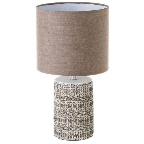 Casa Selecci&amp;oacute;n Smeđa stolna lampa s tekstilnim sjenilom (visina 33,5 cm) &amp;ndash; Slike