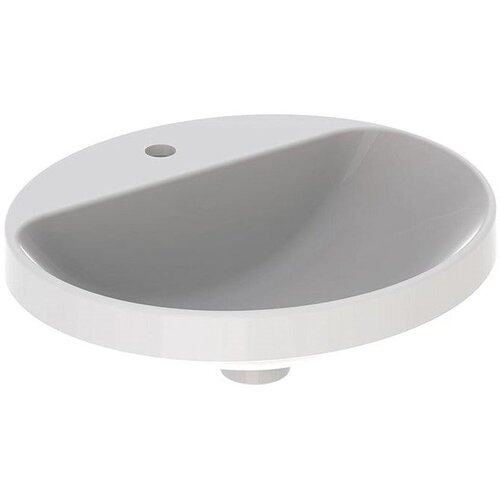 Geberit lavabo variform ugradni ovalni 500X450 bez preliva, sa otvorom za slavinu Slike