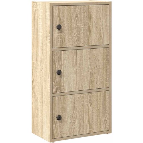 VidaXL Regal za knjige boja hrasta 40x24x77 cm od konstruiranog drva Slike