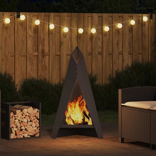  Kamin Crna 58 x 40 x 100 cm Čelik Slike