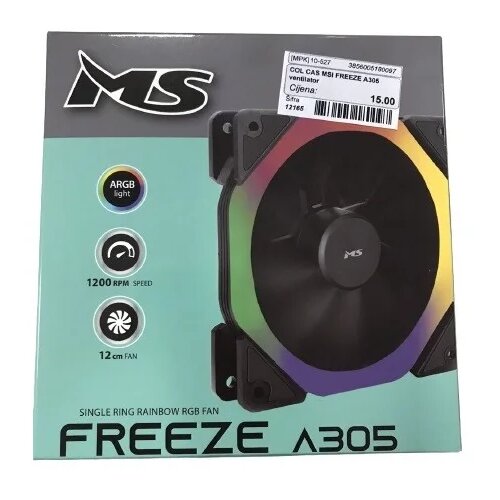 COL CAS MSI FREEZE A305 ventilator Cijene