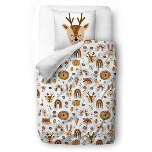 Butter Kings Dječja posteljina za krevet za jednu osobu od pamučnog satena 135x200 cm Little Boho – Cijene